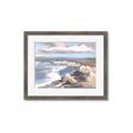 Picture of Rocky Coastline _GroupedProduct_Rectangle_Landscape_Framed_Matted_