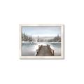 Picture of River After the Snowfall _GroupedProduct_Rectangle_Landscape_Framed_Matted_