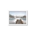 Picture of River After the Snowfall _GroupedProduct_Rectangle_Landscape_Framed_Matted_