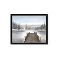 Picture of River After the Snowfall _GroupedProduct_Rectangle_Landscape_Framed_Matted_