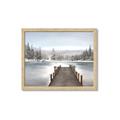 Picture of River After the Snowfall _GroupedProduct_Rectangle_Landscape_Framed_Matted_