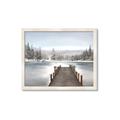 Picture of River After the Snowfall _GroupedProduct_Rectangle_Landscape_Framed_Matted_
