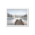 Picture of River After the Snowfall _GroupedProduct_Rectangle_Landscape_Framed_Matted_