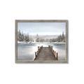 Picture of River After the Snowfall _GroupedProduct_Rectangle_Landscape_Framed_Matted_