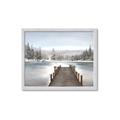 Picture of River After the Snowfall _GroupedProduct_Rectangle_Landscape_Framed_Matted_