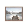 Picture of River After the Snowfall _GroupedProduct_Rectangle_Landscape_Framed_Matted_