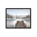Picture of River After the Snowfall _GroupedProduct_Rectangle_Landscape_Framed_Matted_