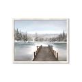 Picture of River After the Snowfall _GroupedProduct_Rectangle_Landscape_Framed_Matted_