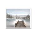 Picture of River After the Snowfall _GroupedProduct_Rectangle_Landscape_Framed_Matted_