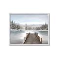 Picture of River After the Snowfall _GroupedProduct_Rectangle_Landscape_Framed_Matted_