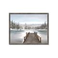 Picture of River After the Snowfall _GroupedProduct_Rectangle_Landscape_Framed_Matted_