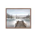 Picture of River After the Snowfall _GroupedProduct_Rectangle_Landscape_Framed_Matted_