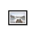 Picture of River After the Snowfall _GroupedProduct_Rectangle_Landscape_Framed_Matted_