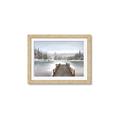 Picture of River After the Snowfall _GroupedProduct_Rectangle_Landscape_Framed_Matted_