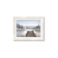 Picture of River After the Snowfall _GroupedProduct_Rectangle_Landscape_Framed_Matted_