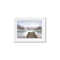 Picture of River After the Snowfall _GroupedProduct_Rectangle_Landscape_Framed_Matted_