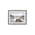 Picture of River After the Snowfall _GroupedProduct_Rectangle_Landscape_Framed_Matted_