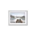 Picture of River After the Snowfall _GroupedProduct_Rectangle_Landscape_Framed_Matted_