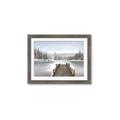 Picture of River After the Snowfall _GroupedProduct_Rectangle_Landscape_Framed_Matted_