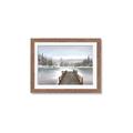 Picture of River After the Snowfall _GroupedProduct_Rectangle_Landscape_Framed_Matted_