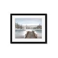 Picture of River After the Snowfall _GroupedProduct_Rectangle_Landscape_Framed_Matted_