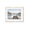 Picture of River After the Snowfall _GroupedProduct_Rectangle_Landscape_Framed_Matted_