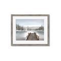 Picture of River After the Snowfall _GroupedProduct_Rectangle_Landscape_Framed_Matted_