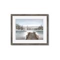 Picture of River After the Snowfall _GroupedProduct_Rectangle_Landscape_Framed_Matted_