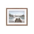 Picture of River After the Snowfall _GroupedProduct_Rectangle_Landscape_Framed_Matted_