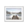 Picture of River After the Snowfall _GroupedProduct_Rectangle_Landscape_Framed_Matted_