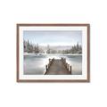 Picture of River After the Snowfall _GroupedProduct_Rectangle_Landscape_Framed_Matted_