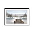 Picture of River After the Snowfall _GroupedProduct_Rectangle_Landscape_Framed_Matted_