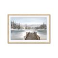 Picture of River After the Snowfall _GroupedProduct_Rectangle_Landscape_Framed_Matted_