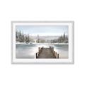Picture of River After the Snowfall _GroupedProduct_Rectangle_Landscape_Framed_Matted_