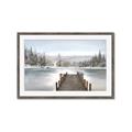Picture of River After the Snowfall _GroupedProduct_Rectangle_Landscape_Framed_Matted_