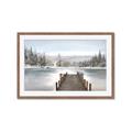 Picture of River After the Snowfall _GroupedProduct_Rectangle_Landscape_Framed_Matted_