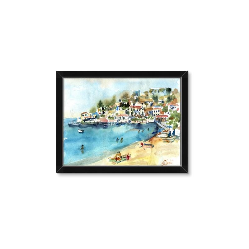 Picture of Beachy _GroupedProduct_Rectangle_Landscape_Framed_Matted_