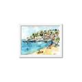 Picture of Beachy _GroupedProduct_Rectangle_Landscape_Framed_Matted_