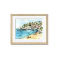 Picture of Beachy _GroupedProduct_Rectangle_Landscape_Framed_Matted_