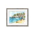 Picture of Beachy _GroupedProduct_Rectangle_Landscape_Framed_Matted_