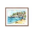 Picture of Beachy _GroupedProduct_Rectangle_Landscape_Framed_Matted_