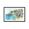 Picture of Beachy _GroupedProduct_Rectangle_Landscape_Framed_Matted_