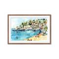 Picture of Beachy _GroupedProduct_Rectangle_Landscape_Framed_Matted_