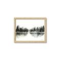 Picture of Misty Forest Black  _GroupedProduct_Rectangle_Landscape_Framed_Matted_
