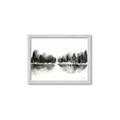 Picture of Misty Forest Black  _GroupedProduct_Rectangle_Landscape_Framed_Matted_