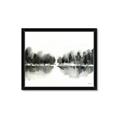 Picture of Misty Forest Black  _GroupedProduct_Rectangle_Landscape_Framed_Matted_
