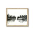Picture of Misty Forest Black  _GroupedProduct_Rectangle_Landscape_Framed_Matted_
