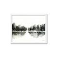 Picture of Misty Forest Black  _GroupedProduct_Rectangle_Landscape_Framed_Matted_