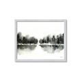 Picture of Misty Forest Black  _GroupedProduct_Rectangle_Landscape_Framed_Matted_