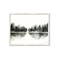 Picture of Misty Forest Black  _GroupedProduct_Rectangle_Landscape_Framed_Matted_